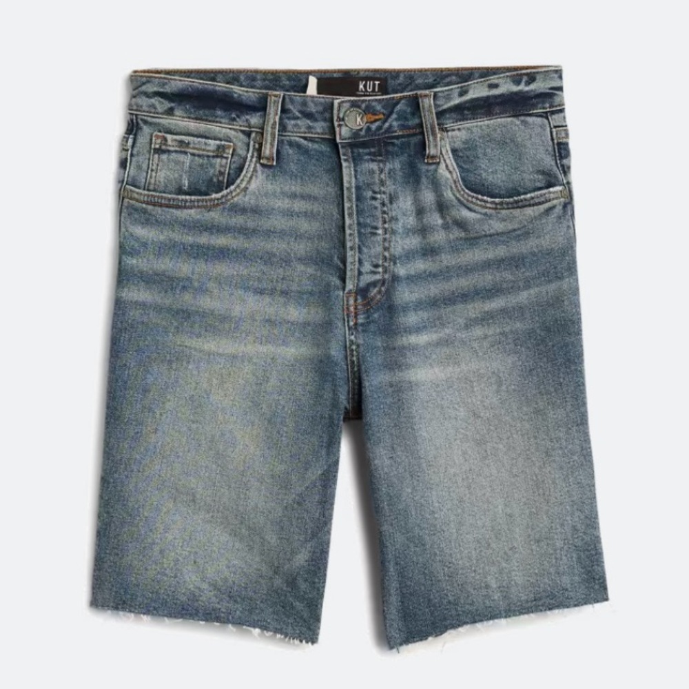 COPY - KUT FROM THE KLOTH Margot High Rise Long Denim Shorts Size 12